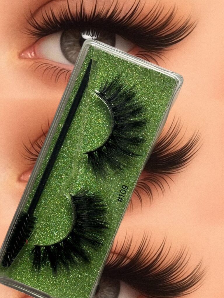 3D FAUX MINK FLUFFY EYELASHES - NATURAL FALSE EYELASHES